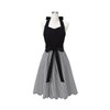 Francfranc Scalloped Full Apron, New Life, Gift, Black