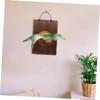 SUPVOX Hanging Wooden Plaque for Plant Display Rustic Decor Sign