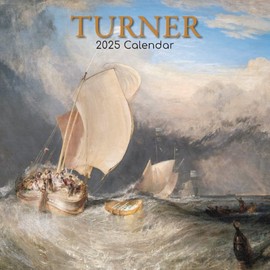 Turner - 2025 Square Wall Calendar Fine Arts 16 Months Premium Planner Gift