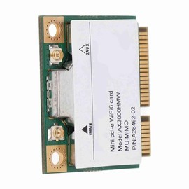 Mini Tarjeta PCIe WiFi AX3000HMW, Adaptador de Red Mini PCIe Inalámbrico de Doble Banda de 3000Mbps, Tarjeta Wifi6 Inalámbrica para 10 64 bits para Ordenadores Portátiles