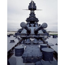HistoricalFindings Photo: Battleship Texas,commissioned in 1912,moored in Houston,Texas,TX,Carol Highsmith