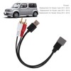 Car Radio Adapter Cable MP3 Input Audio Conversion Auxiliary Cord