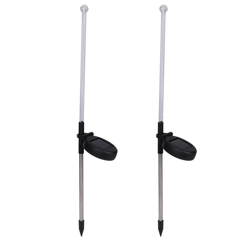 2PCS Solar Power Lights 25LED Spike Light for Outdoor Lawn