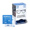 Selwatty 110 Anti-Fog Lens Wipe for Glasses/Screens, Wet, Quick Dry,