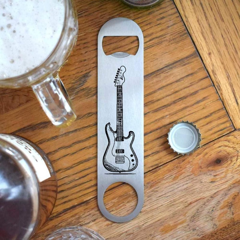 'Electric Guitar' Bar Blade Bottle Opener (BR00014718)