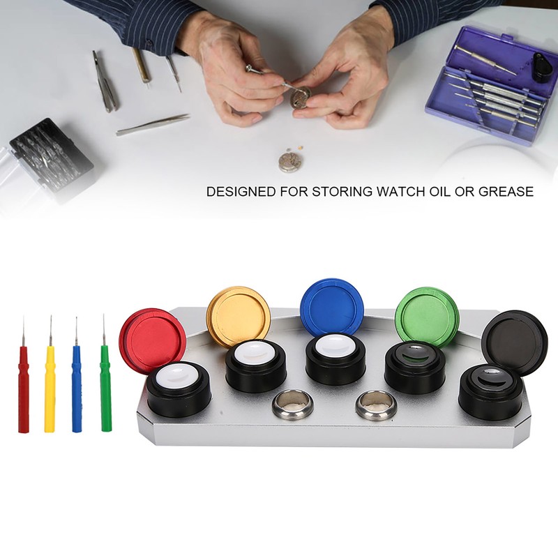 Metal Watch Oiler Watch Oil Dip Tool Watch Repairing Accessory
