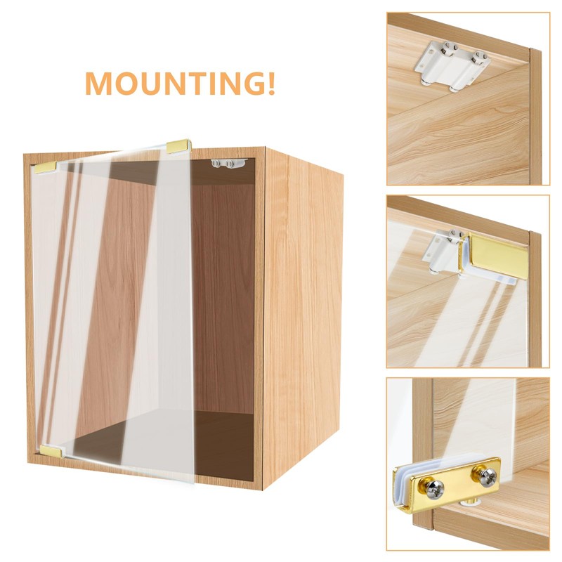 Glass Door Pivot Hinge Glass Door Magnetic Catch with Clamp