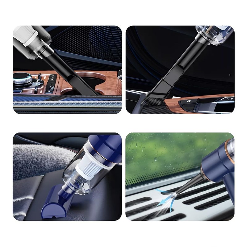 Car Vacuum Cleaner High Suction Power Wet and Dry Rechargeable