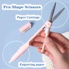 HHONGDU Safe Folding Scissors for Kids, Retractable Small Scissors for