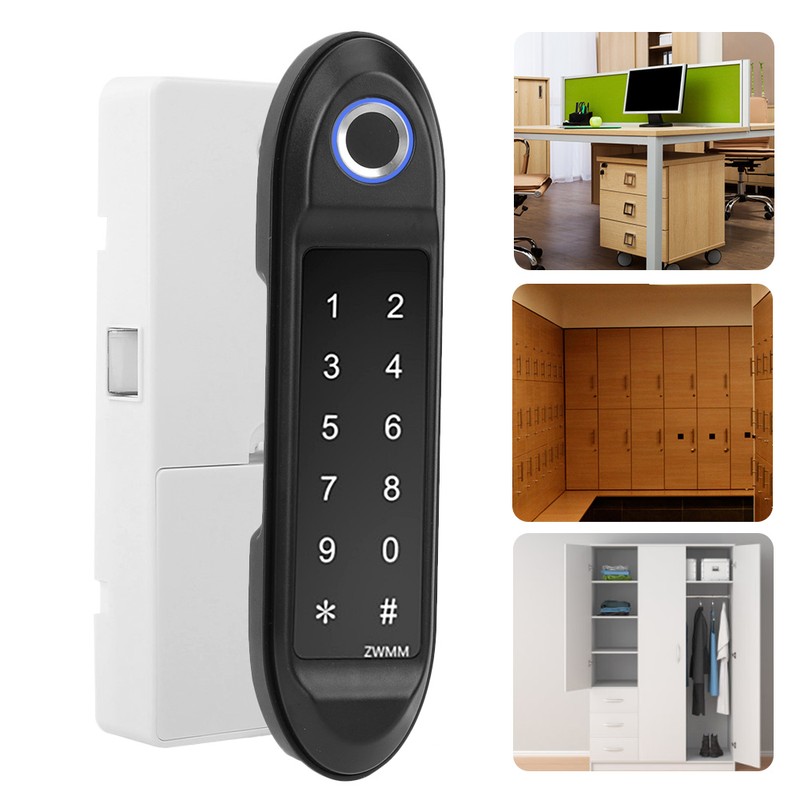 Intelligent Lock Password Biometric Fingerprint Unlock Safety for Wardrobe File