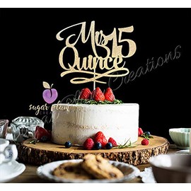 Mis Quince - Decoración para tarta