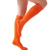Mysocks Unisex Knee High Long Socks Orange,4-7