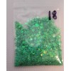 Iridescent Light Green Glitter Mix - Craft - Nail Art