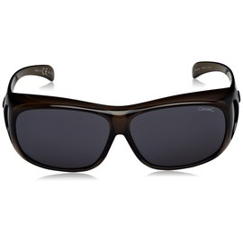 ALPINA OVERVIEW - Verzerrungsfreie und Bruchsichere OTG Sonnenbrille Mit 100% UV-Schutz Für Erwachsene, black transparent gloss, One Size