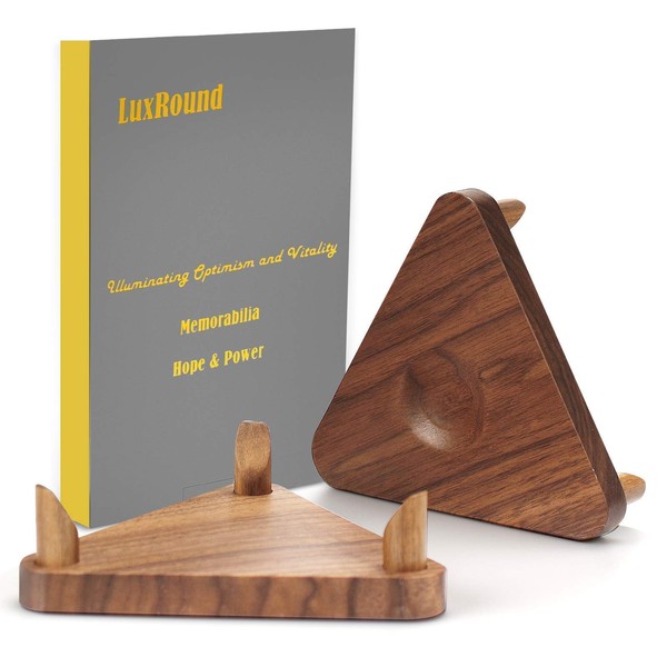 LuxRound Ball Stand Holder, Display Stand Holder for Basketball Football