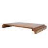 Ornament Base Pine Wood Exquisite Carving Holder Support Craft Desktop