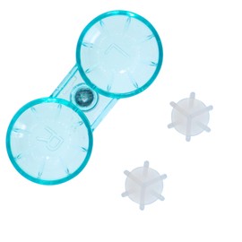 Contact Lens Cleaner kit, suit for Contact Lens Cleaner Machine EV Pro/EV PLUS, Magnetic cleaning slot for Long-Term Colored Lens & RGP Lens Soft Lens Hard Lens Daily Care Medical Grade Material…