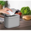 infactory Table Bin with Hand Motion Sensor, 2 Litres, Grey