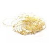 Unbranded 100 pcs. Gold Plated EXTRA LARGE Unbent Wine Charm/Earwire