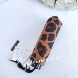 Coach NWT Coach Uv Protecti Mini Umbrella In Cherry /blueberry /heart / Leopard print - Leopard Print /CC947