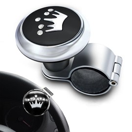 XSQD Auto Lenkradknauf, Lenkrodulationshilfer, Handlenker Mit Stahlkugellagern, Anti-Rutsch Auto Lenkrad Knauf Drehen Ball, Fahrzeuge Traktor Zubehör, Für Traktoren, Rasenmäher Und Boote