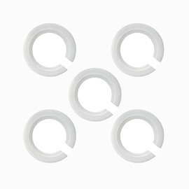 E27 to E14 Lamp Shade Ring Converter 42mm to 29mm to Support Lamp Shade with Duplex Ring Fitting Plastic Lamp Shade Reducer Rings (5)