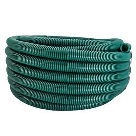 1/2" x 100 ft. ShurTek® Flexible Corrugated Green HDPE Non Split Tubing Wire Loom