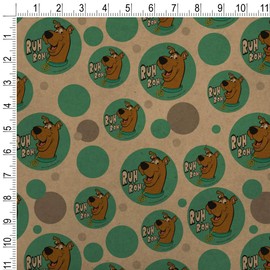 GRAPHICS & MORE Scooby-Doo Ruh Roh Premium Kraft Gift Wrap Wrapping Paper Roll