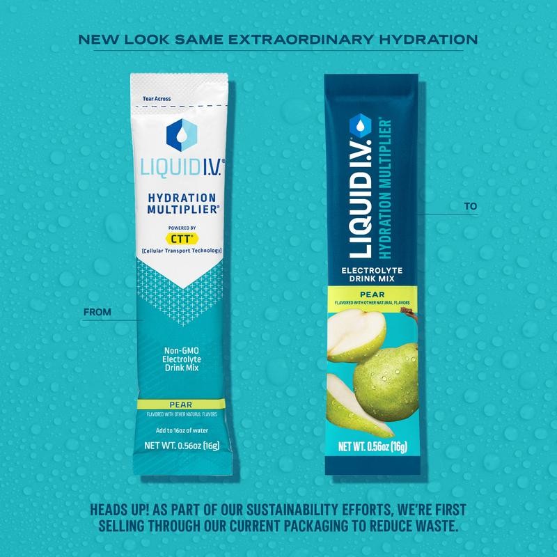 Liquid I.V. Hydration Multiplier - Pear - Hydration Powder Packets