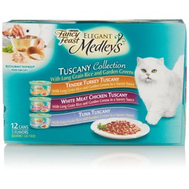 Fancy Feast Elegant Medleys, Tuscany Collection 3-Flavor Variety Pack (12-pack; 3 oz each)
