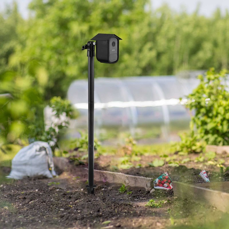 TIUIHU Spike Pole Mount Ground Stake with Protective Case for