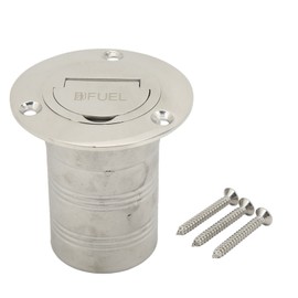 Boat Filler Right Angle Clamshell 316 Stainless Steel Hardware for Boat Keyless Deck Filler 50 Mm 2 Inch Fuel