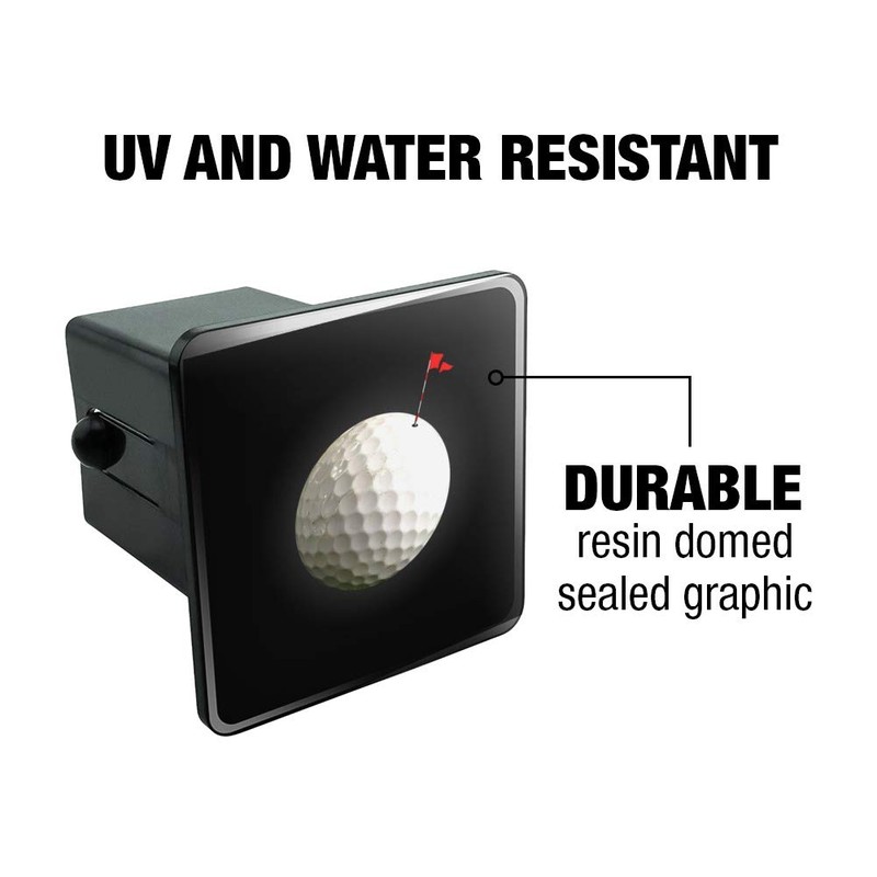 GRAPHICS & MORE Golf Ball Moon Flag Golfing Tow Trailer