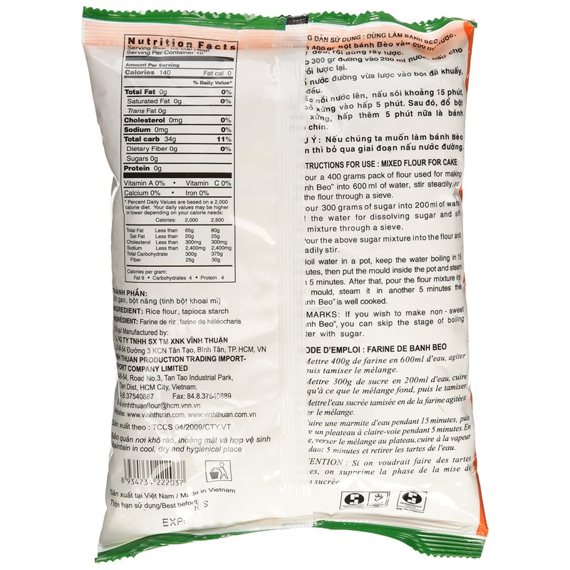 Vinh Thuan Mixed Cake Flour, 14.1 Ounce