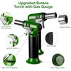 KOACKL Refillable Butane Torch with Fuel Gauge & Safety Lock