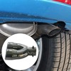 ZYHW Dual Exhaust Tip 2.4 inch Inlet, Universal Car Exhaust