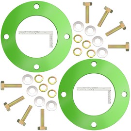 Fixirons Mower Deck Spindle Reinforcement Ring Mower Deck Spindle Repair Plate for John Deere 42" Mower D100 D140 D160 LA100 LA115 LA120 LA125 LA140 LA145 LA155 LA165 X110 X120 X140 L100 L110 2 Pack