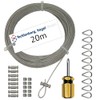 Stainless Steel Rope Set 20 m 7 x 7 -