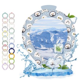 (2024 Ultra Lightweight 4.6 oz (130 g) Ice Neck Ring, Naturally Freezing Under 28°C, Cool Neck Cooler, Cooling Goods, Cooling Goods, Cooling Sensation Ring, For Adults and Children, Heatstroke