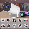 HY300Pro Portable Projector with WiFi Mini Smart Home Theater Cinema