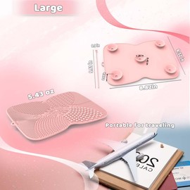 YalsFTY-Almohadilla limpiadora de silicona para brochas de maquillaje con ventosa, 8 texturas, estable, alfombrilla para limpiar brochas de maquillaje (rosa)