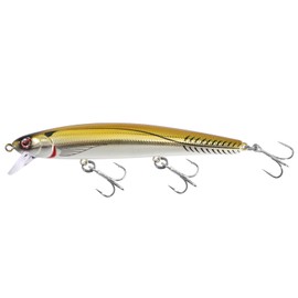 LITTMA—Saltwater Jerkbait, LITTMA Surf Minnow 110, California Surf Fishing, Crankbait Surf Flash Fishing Salt Pro Lure Minnow 110, Pearl Pink Belly Glow Fishing Lures