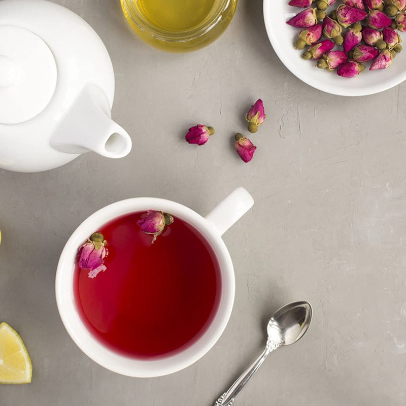 MQUPIN Rose Bud Tea Dried Red Rose-100% Natural Pure Flower