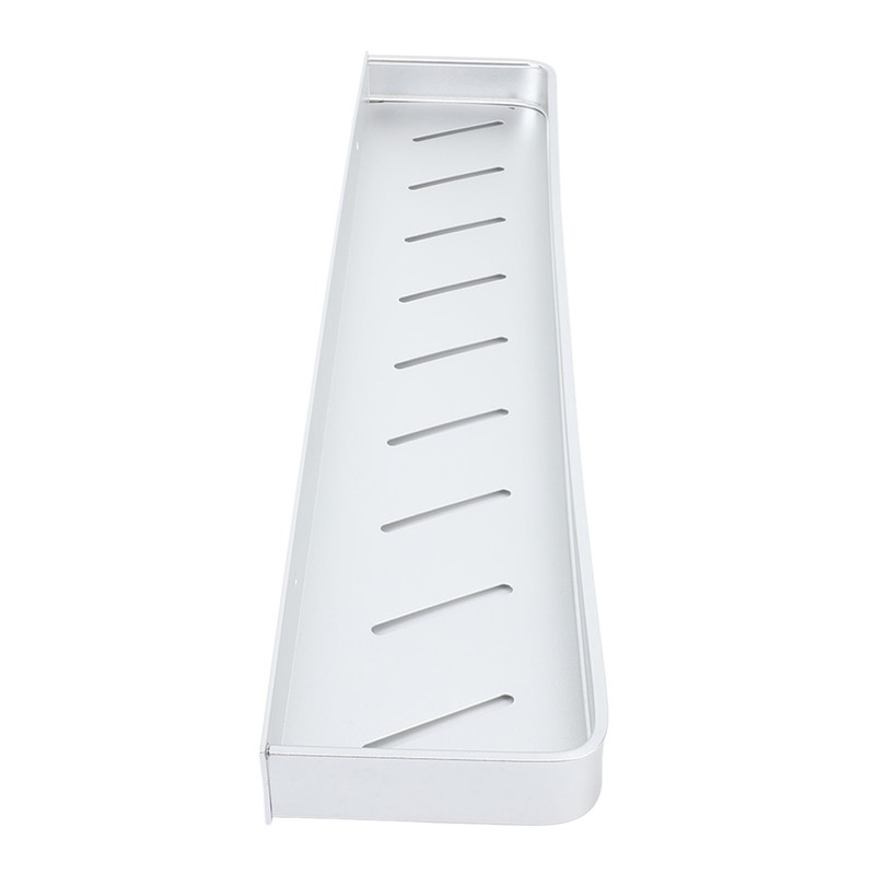 Bathroom Space Aluminum Shelf Bathroom Wall Mounted Drill Free Shelf