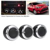 3PCS Car Air Condition Switch Thermal Controller Knob Replacement for