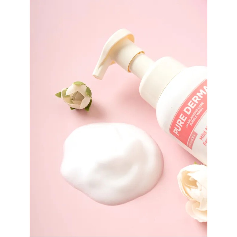 온더바디 On the Body Purederma Mild Moisture Feminine Cleanser 300ml