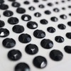 083 Rhinestone Sticker (Deco Sticker) Jewelry Type 4~9mm【Black】