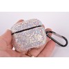 Sparkly Case Compatible with AirPods pro with Keychain,Shockproof Protective Premium