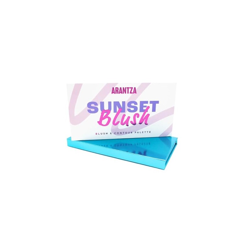 Paleta Rubor Sunset Blush Iluminador Maquillaje Arantza