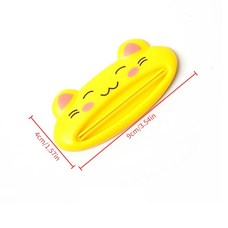 HAOHIZE Tube Squeezer Tool Cartoon Animal Shaped Plastic Toothpaste Dispenser